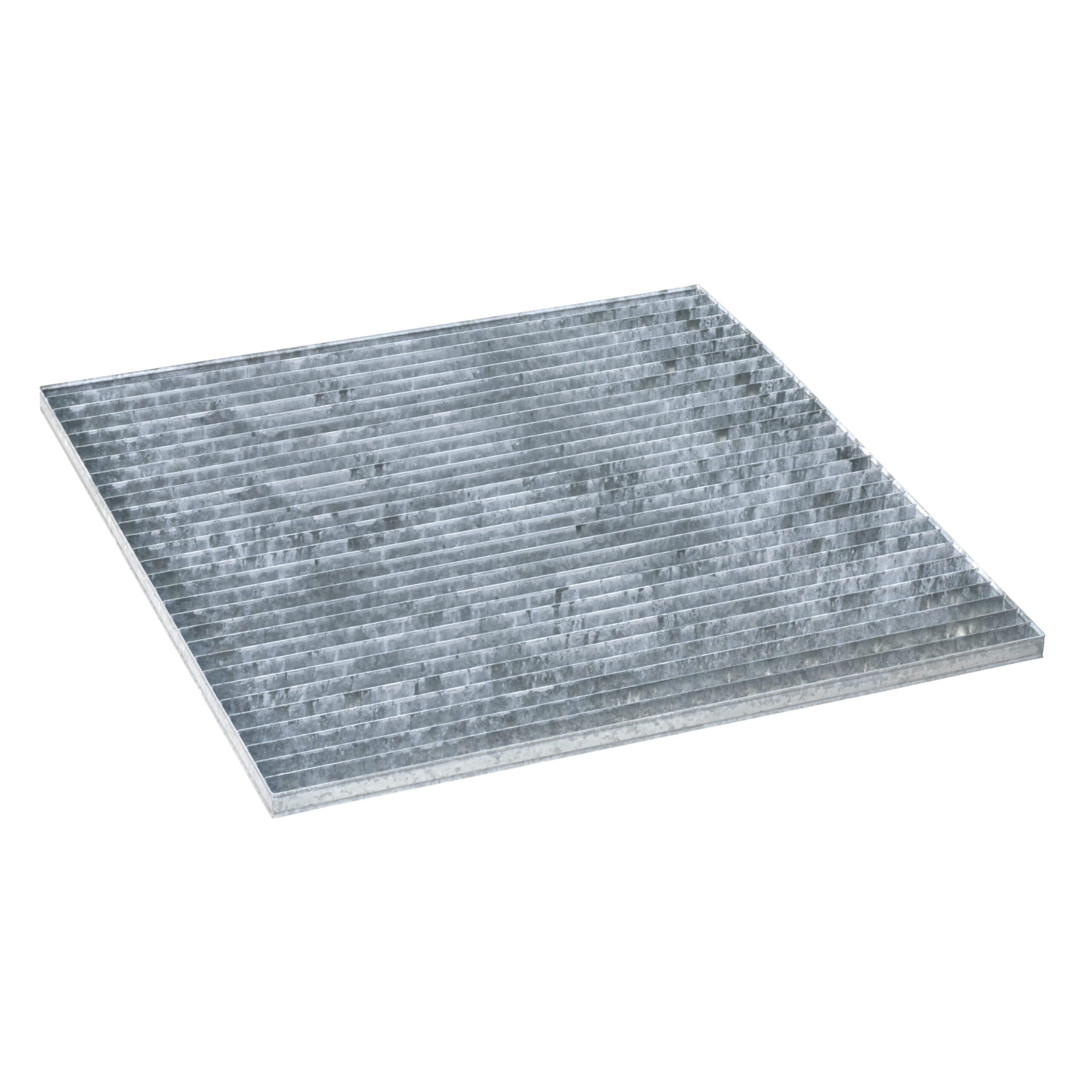 KSX 2000 Gitterrostboden KAR-SB-Regal, 1000x1000 mm, Traglast 14,72 kg/m², Stahl verzinkt
