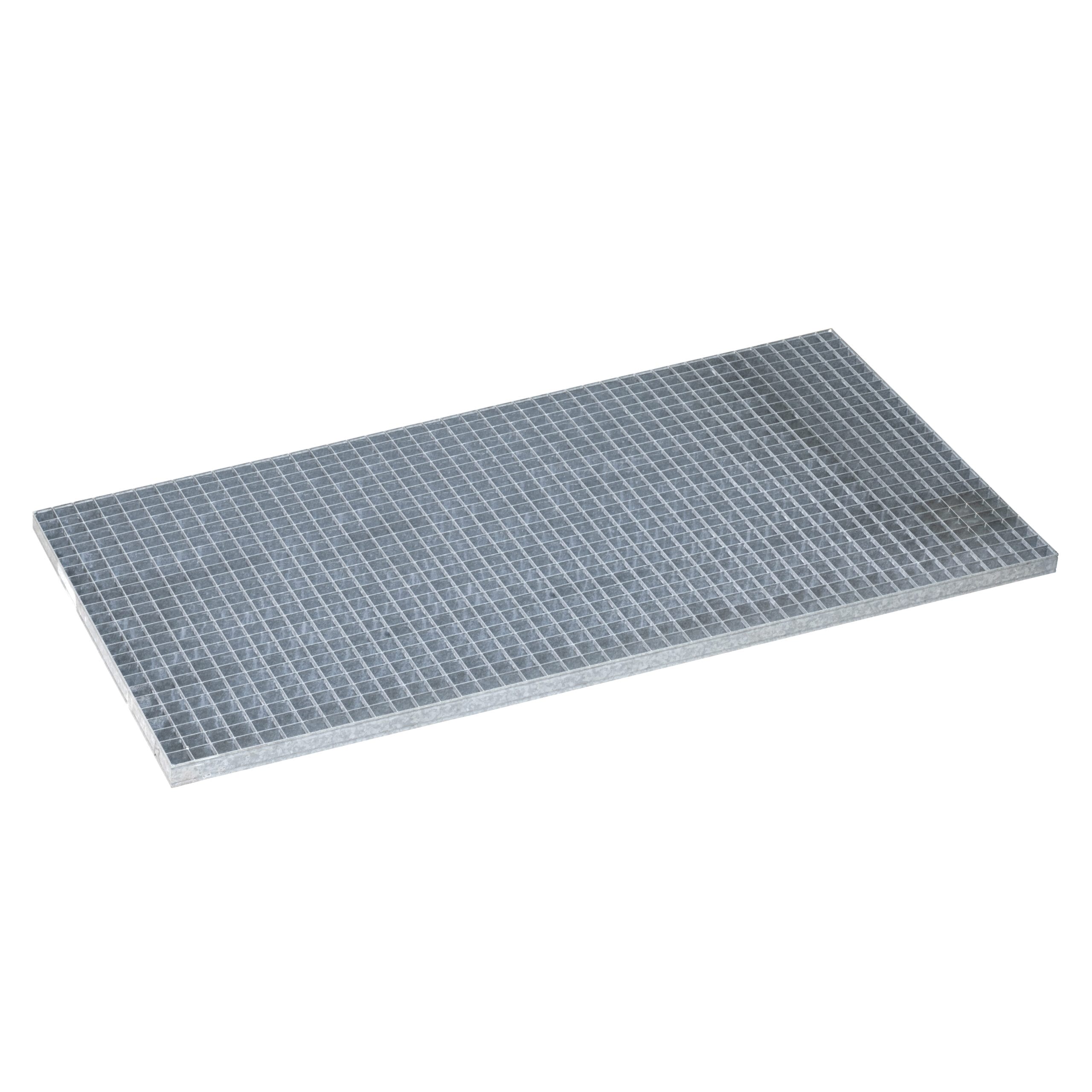KSX 2000 Gitterrostboden KAR-SB-Regal, 1000x1500 mm, Traglast 14,72 kg/m², Stahl verzinkt