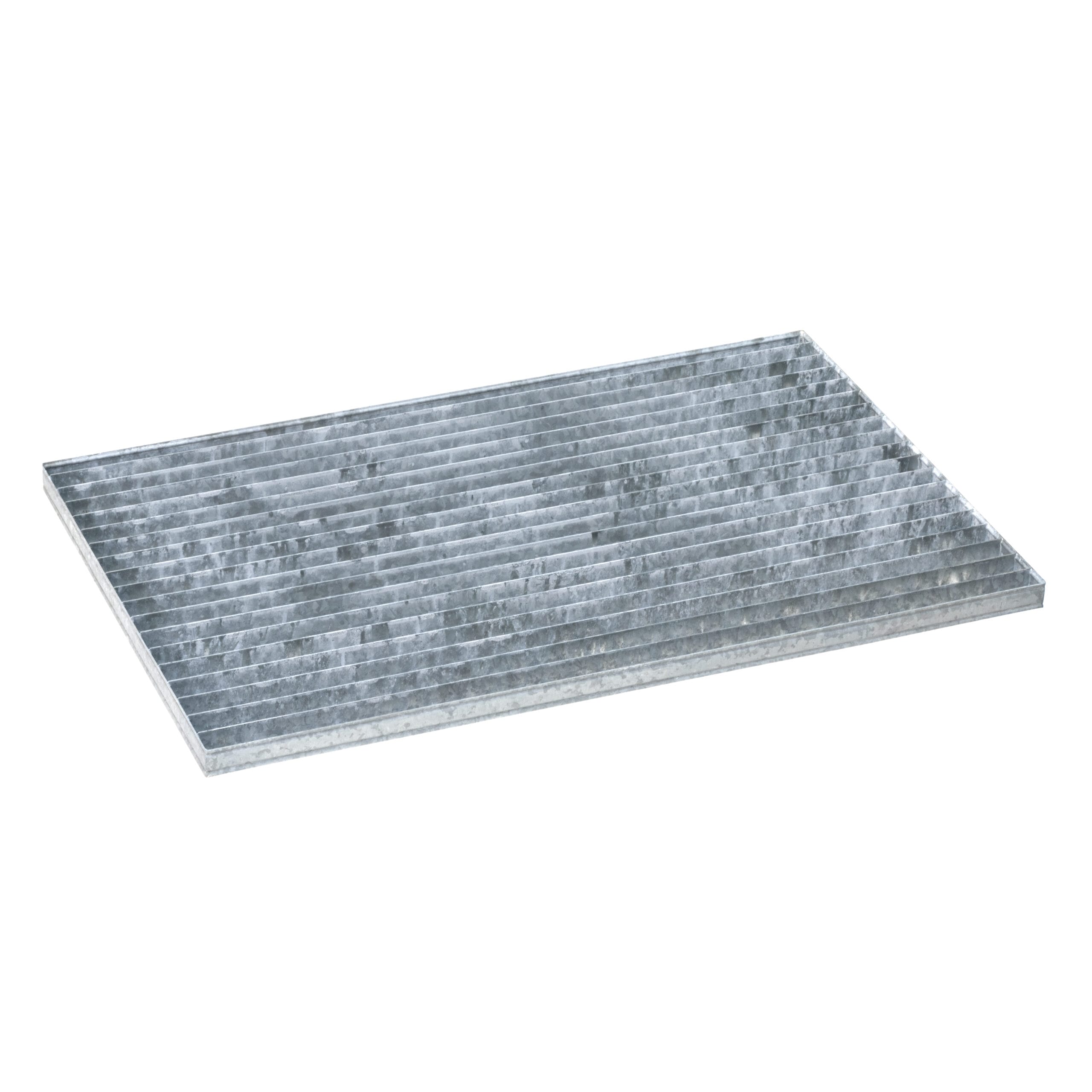 KSX 2000 Gitterrostboden KAR-SB-Regal, 1000x600 mm, Traglast 14,72 kg/m², Stahl verzinkt