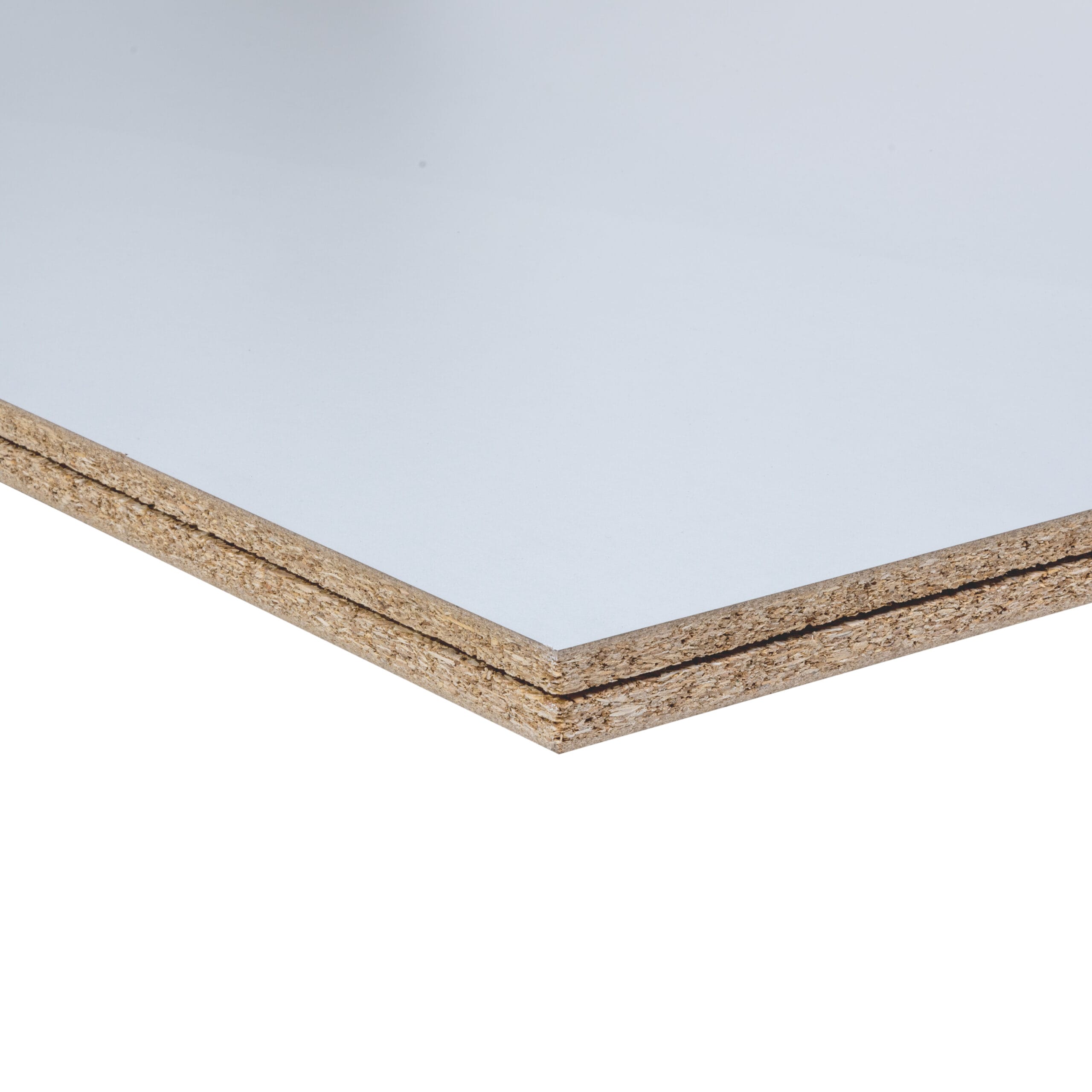 LBX 8000 Spanplattenboden natur/weiß 2400 x 1020 mm, Stärke 38 mm, Melaninharzbeschichtet weiß