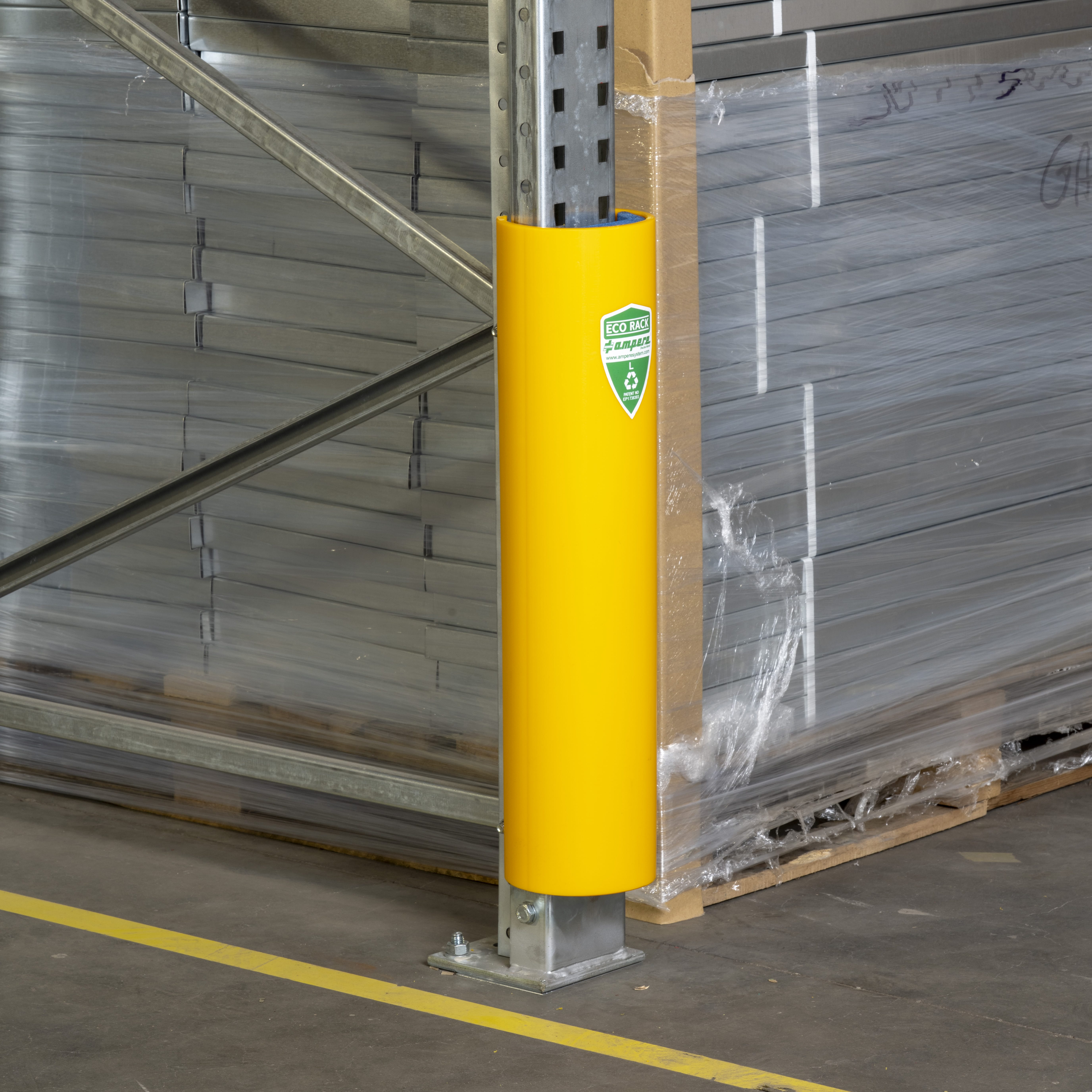 RMX Regalstielschutz Eco, H: 600mm — S 70-87mm