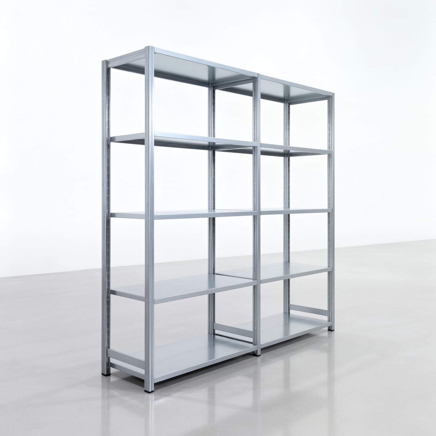 Fachbodenregal FBX 4000, H: 2.000 mm, B: 2.026 mm mm, T: 500 mm, Ebenen: 5