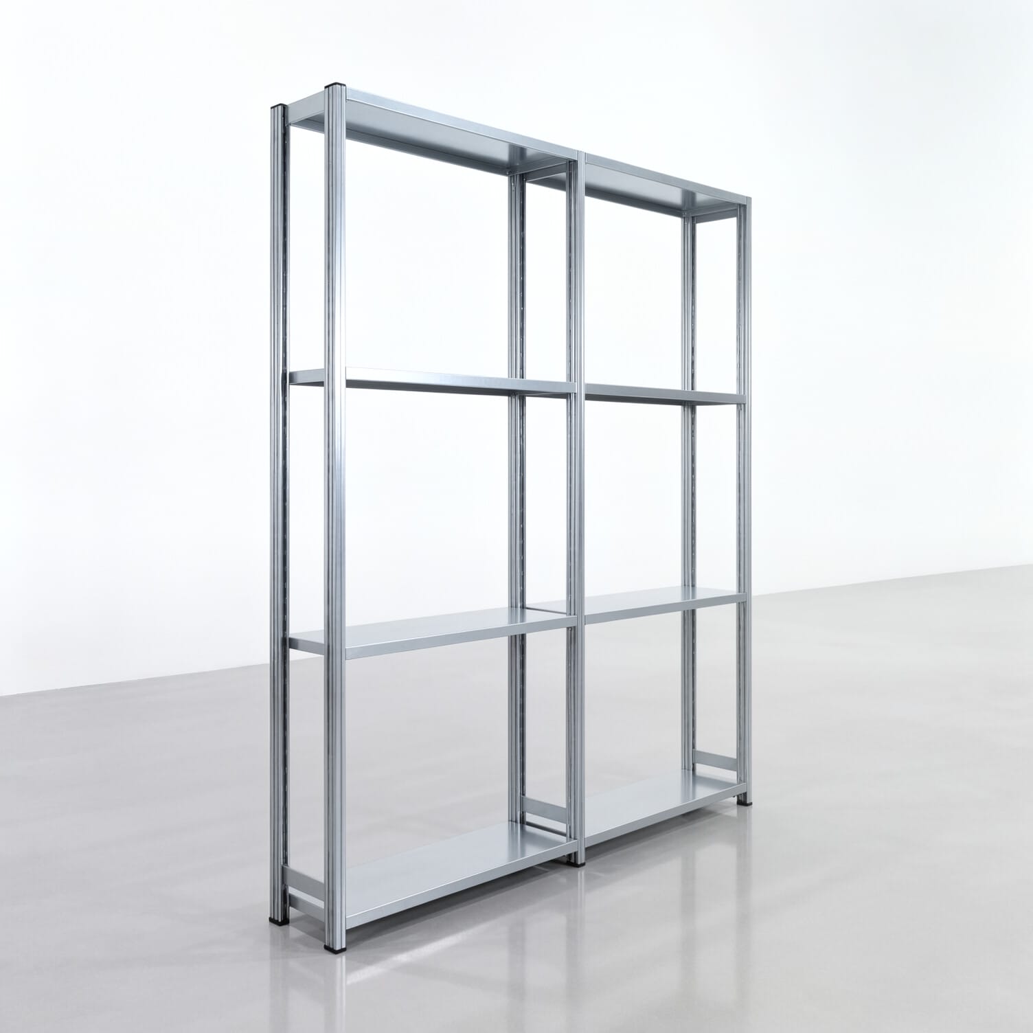Fachbodenregal FBX 4000, H: 2.250 mm, B: 2.026 mm mm, T: 300 mm, Ebenen: 4