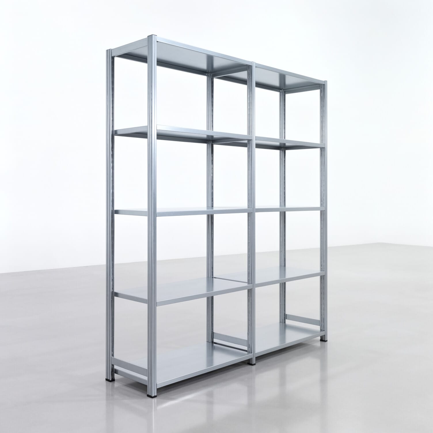 Fachbodenregal FBX 4000, H: 2.250 mm, B: 2.026 mm mm, T: 500 mm, Ebenen: 5