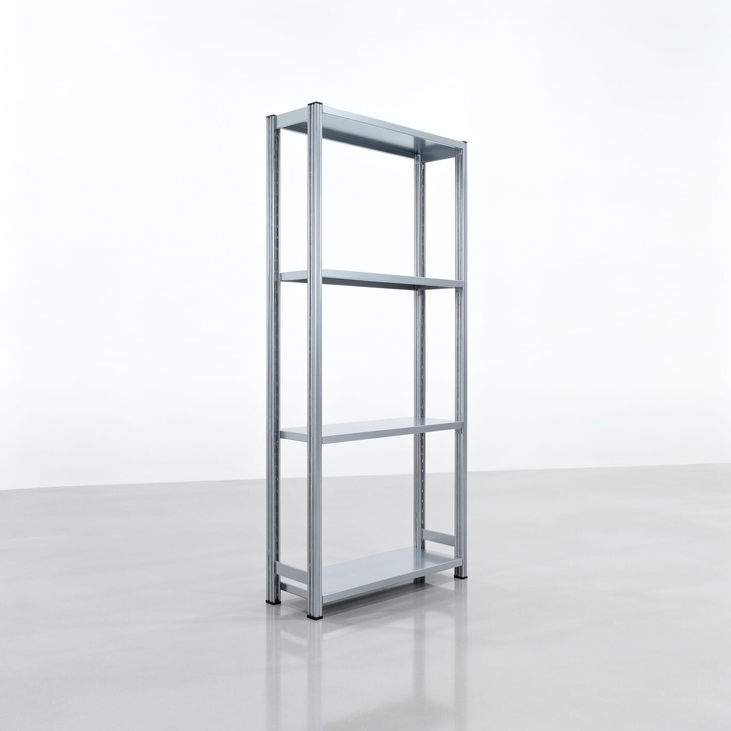Fachbodenregal FBX 4000, H: 2.000 mm, B: 1.029 mm mm, T: 300 mm, Ebenen: 4