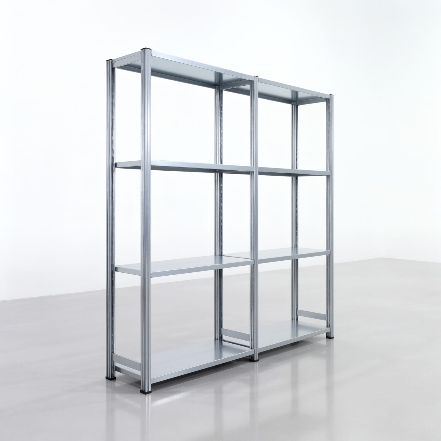 Fachbodenregal FBX 4000, H: 2.000 mm, B: 2.026 mm mm, T: 400 mm, Ebenen: 4