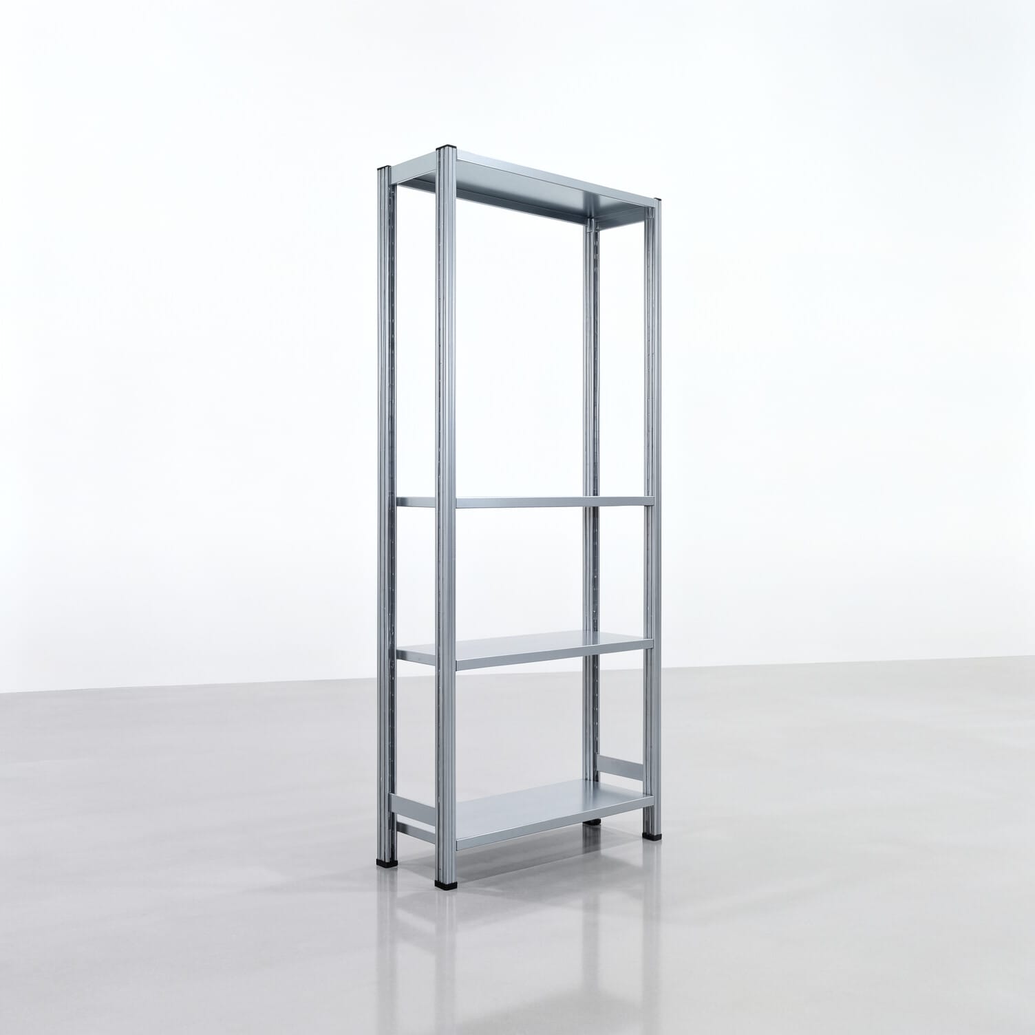 Fachbodenregal FBX 4000, H: 2.000 mm, B: 1.029 mm mm, T: 300 mm, Ebenen: 3