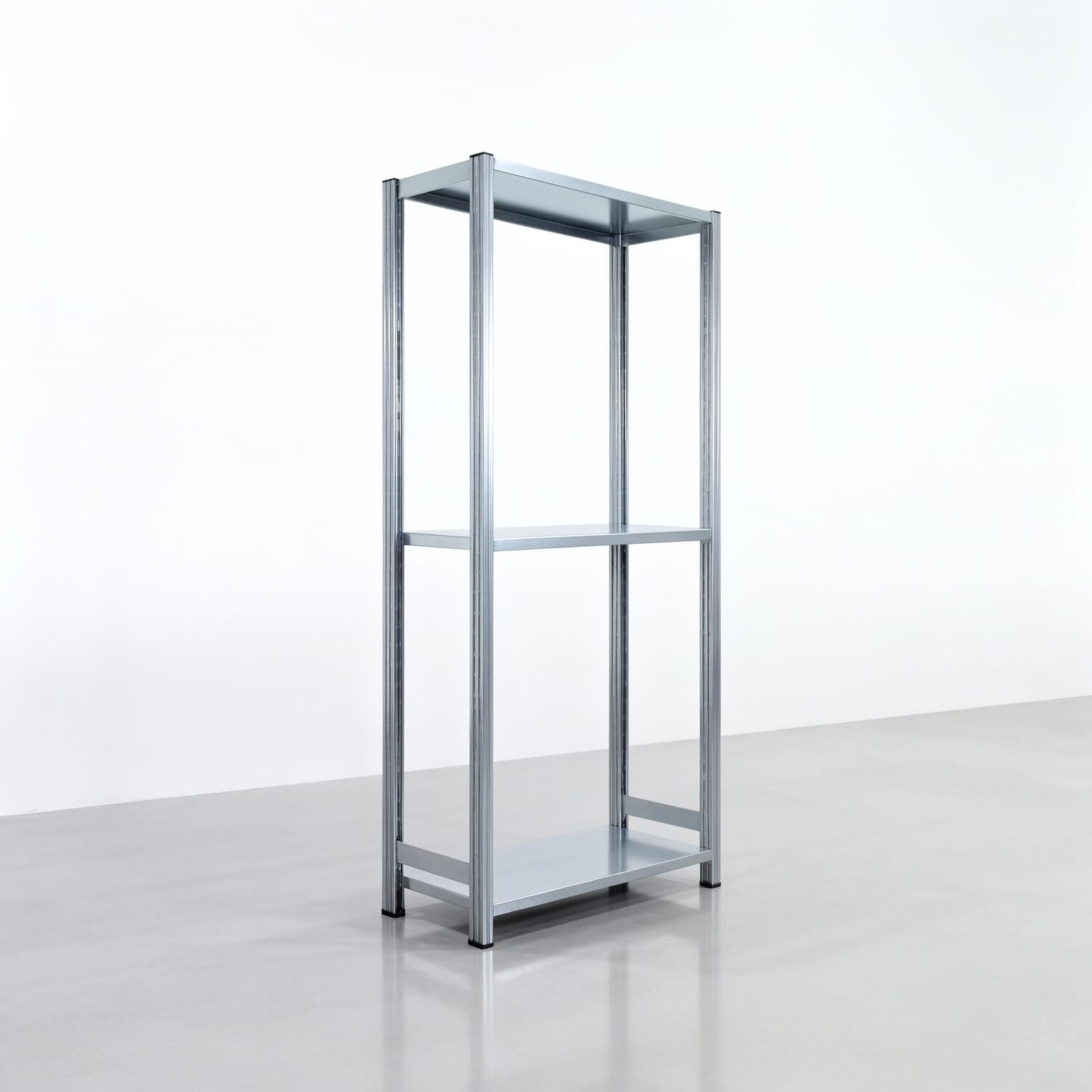 Fachbodenregal FBX 4000, H: 2.000 mm, B: 1.029 mm mm, T: 400 mm, Ebenen: 3