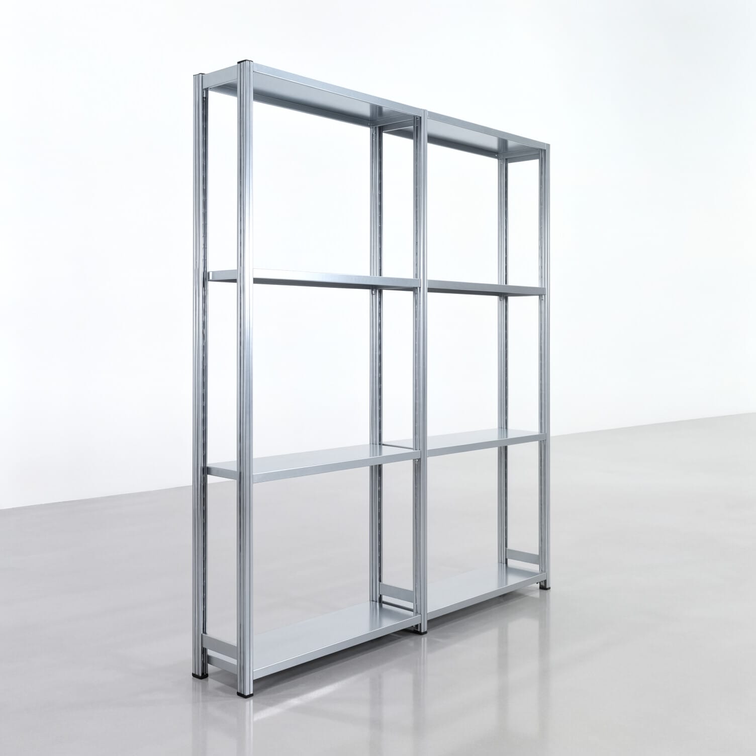 Fachbodenregal FBX 4000, H: 2.250 mm, B: 2.026 mm mm, T: 300 mm, Ebenen: 4