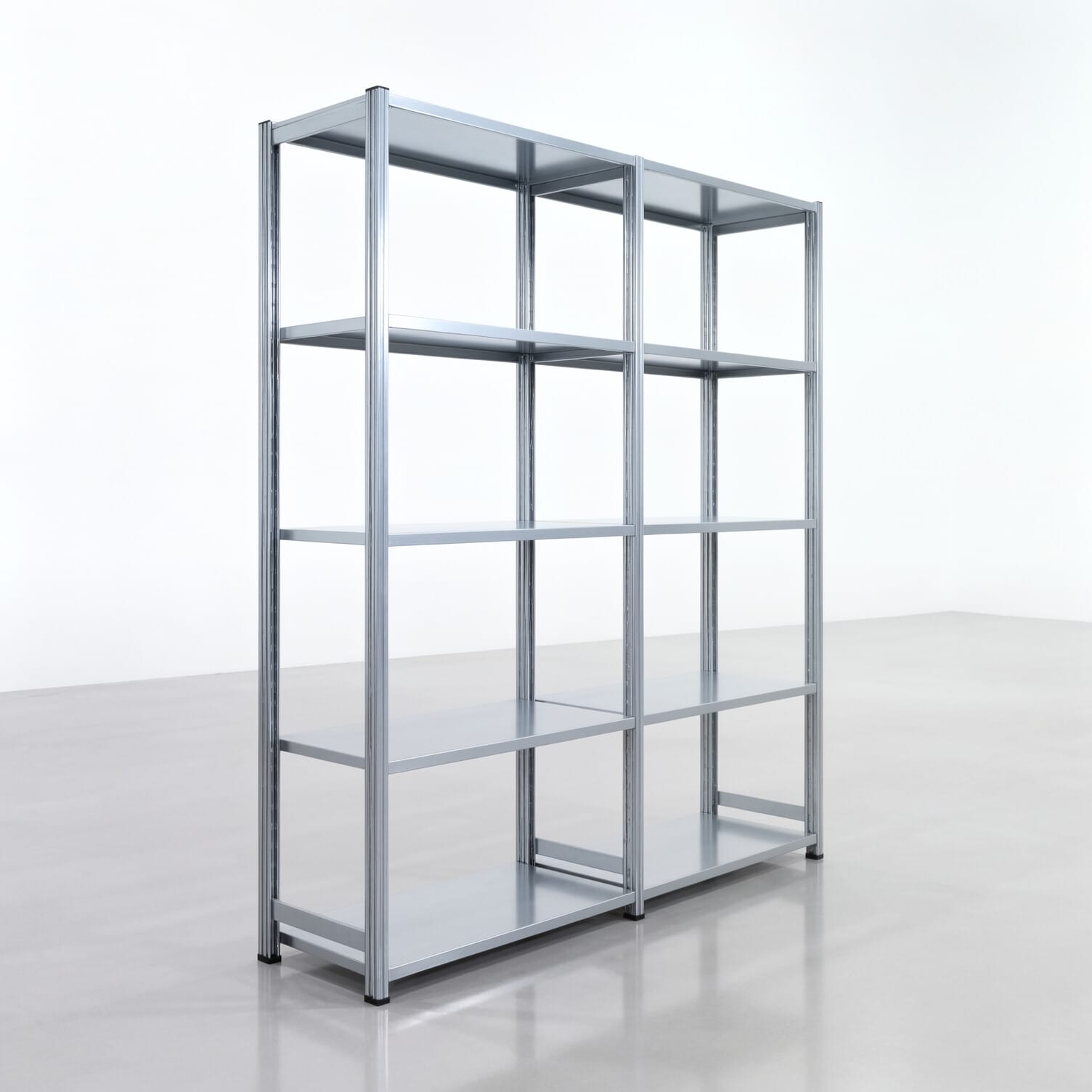Fachbodenregal FBX 4000, H: 2.250 mm, B: 2.026 mm mm, T: 500 mm, Ebenen: 5