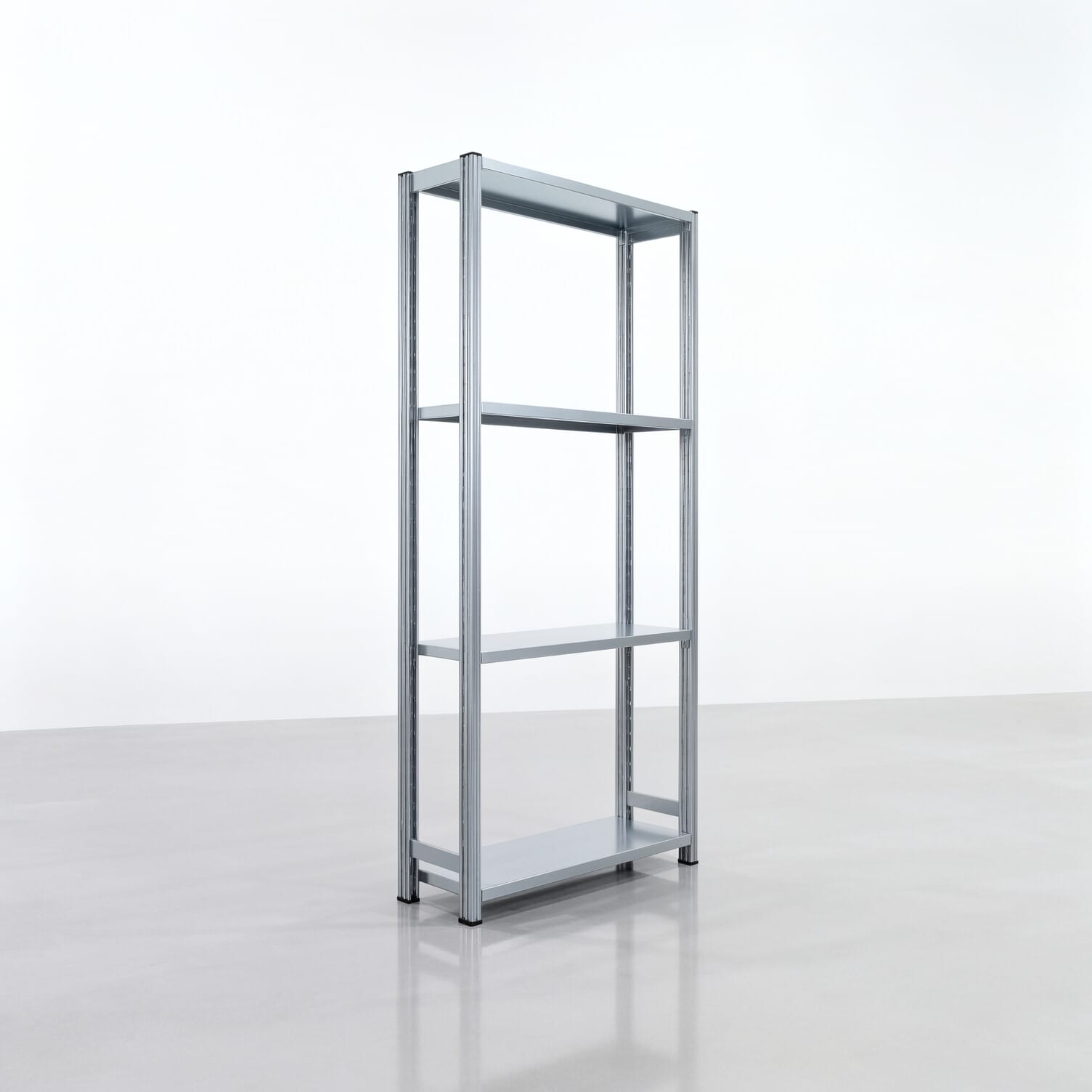 Fachbodenregal FBX 4000, H: 2.000 mm, B: 1.029 mm mm, T: 300 mm, Ebenen: 4