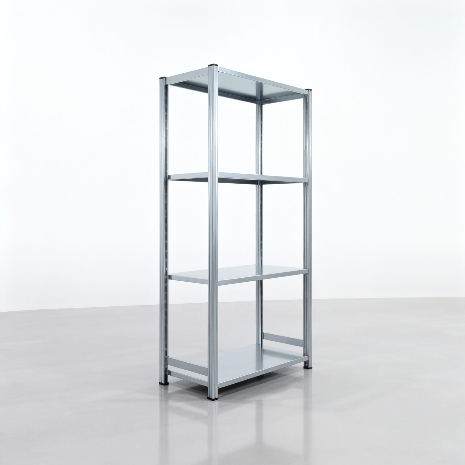 Fachbodenregal FBX 4000, H: 2.000 mm, B: 1.029 mm mm, T: 500 mm, Ebenen: 4