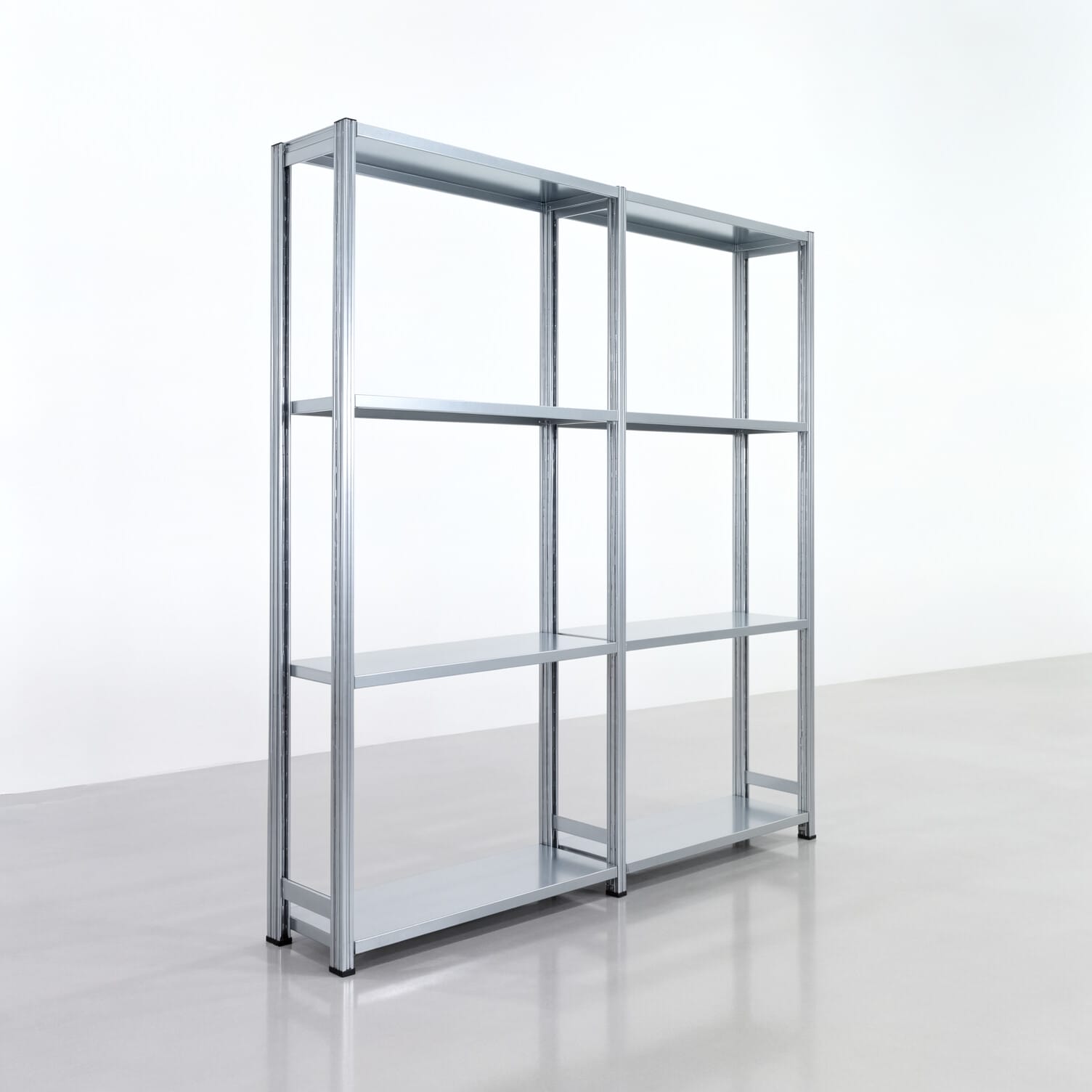 Fachbodenregal FBX 4000, H: 2.000 mm, B: 2.026 mm mm, T: 300 mm, Ebenen: 4