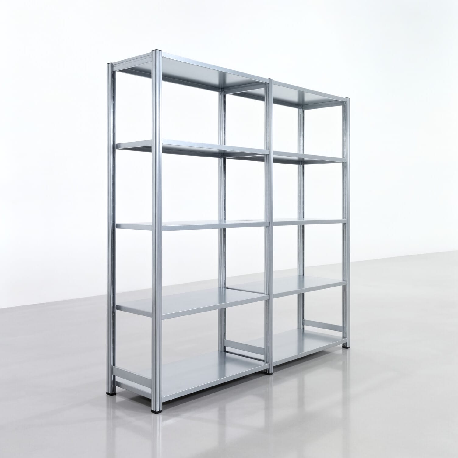 Fachbodenregal FBX 4000, H: 2.000 mm, B: 2.026 mm mm, T: 500 mm, Ebenen: 5