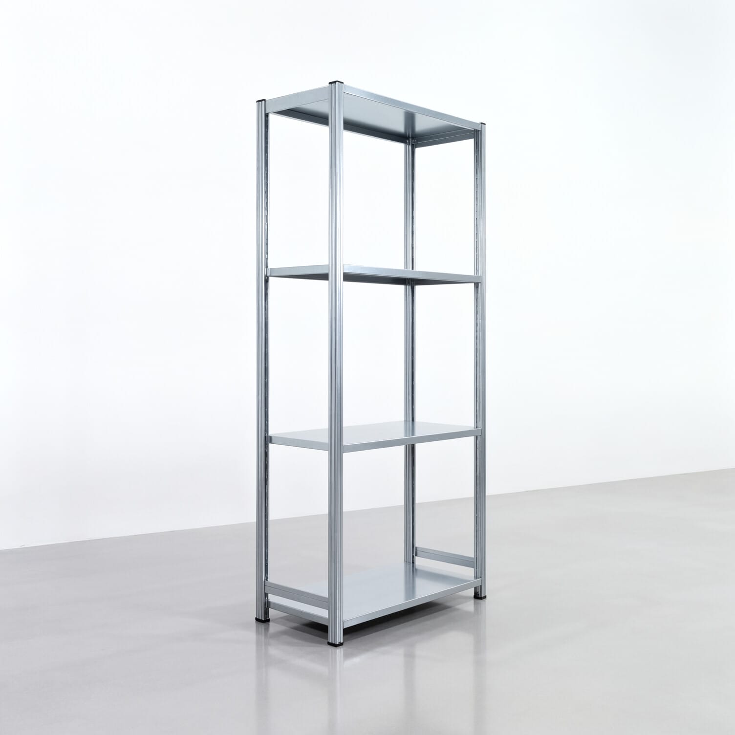 Fachbodenregal FBX 4000, H: 2.250 mm, B: 1.029 mm mm, T: 500 mm, Ebenen: 4