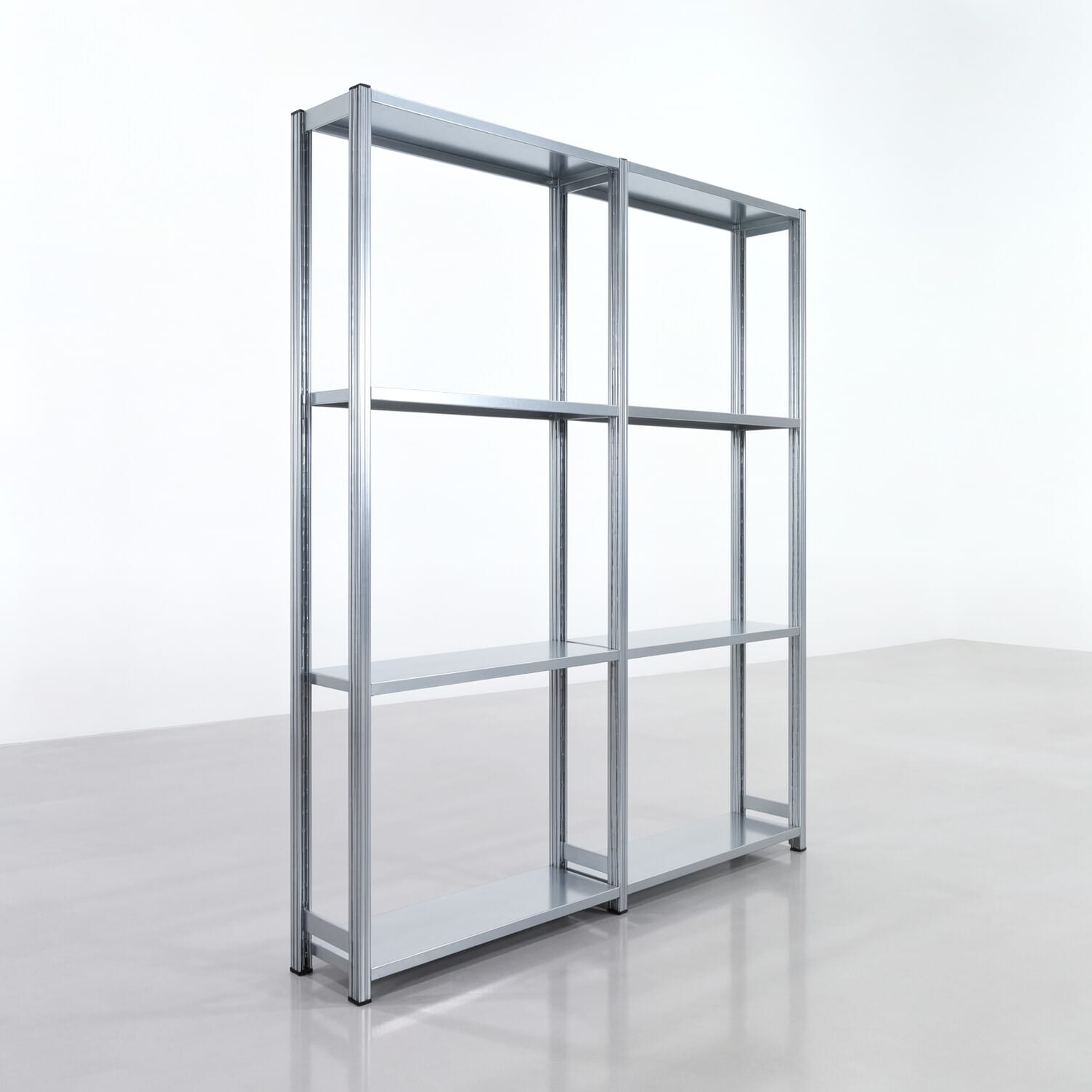 Fachbodenregal FBX 4000, H: 2.250 mm, B: 2.026 mm mm, T: 300 mm, Ebenen: 4