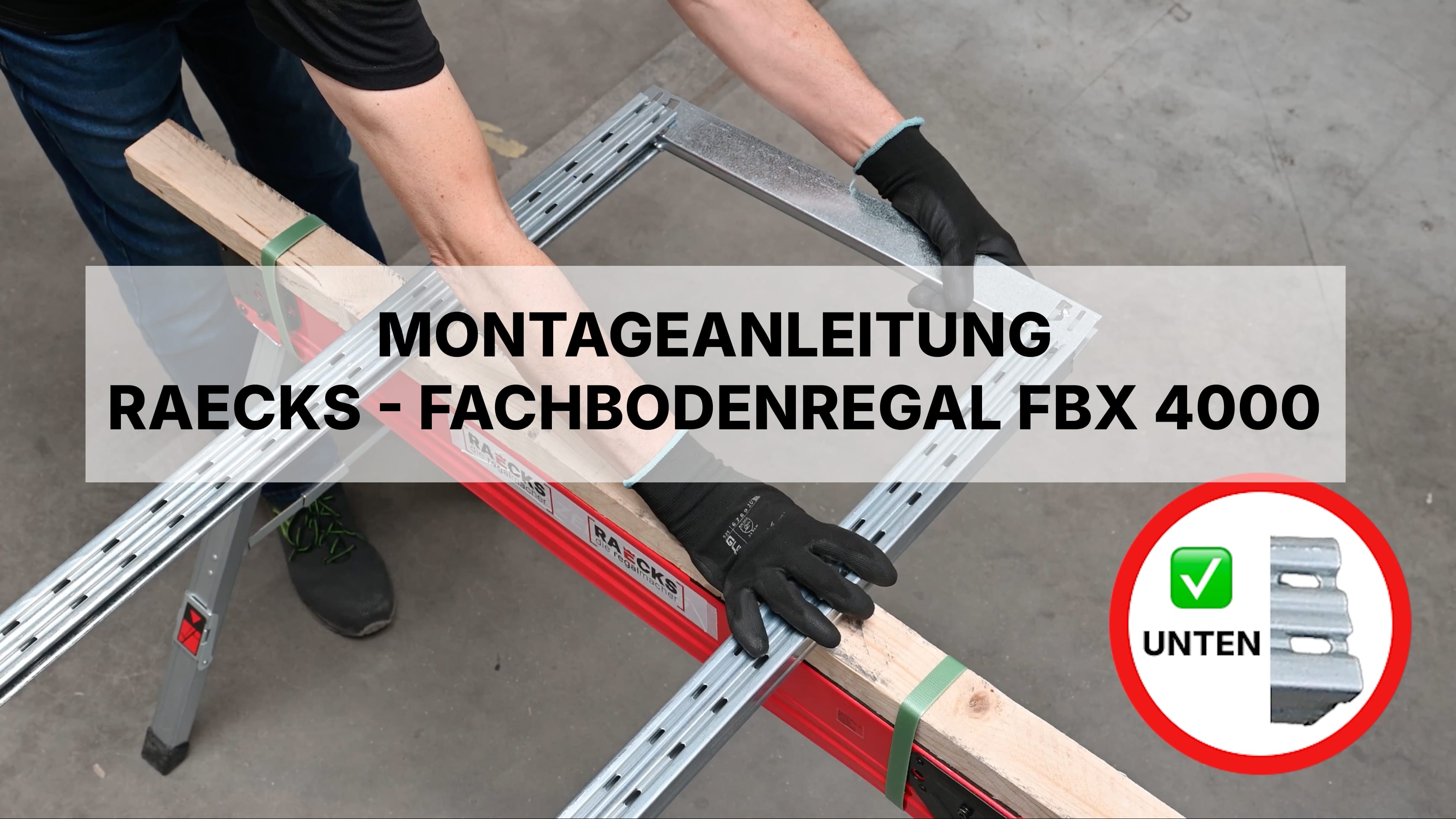 Fachbodenregal FBX 4000, H: 2.000 mm, B: 3.023 mm mm, T: 500 mm, Ebenen: 5