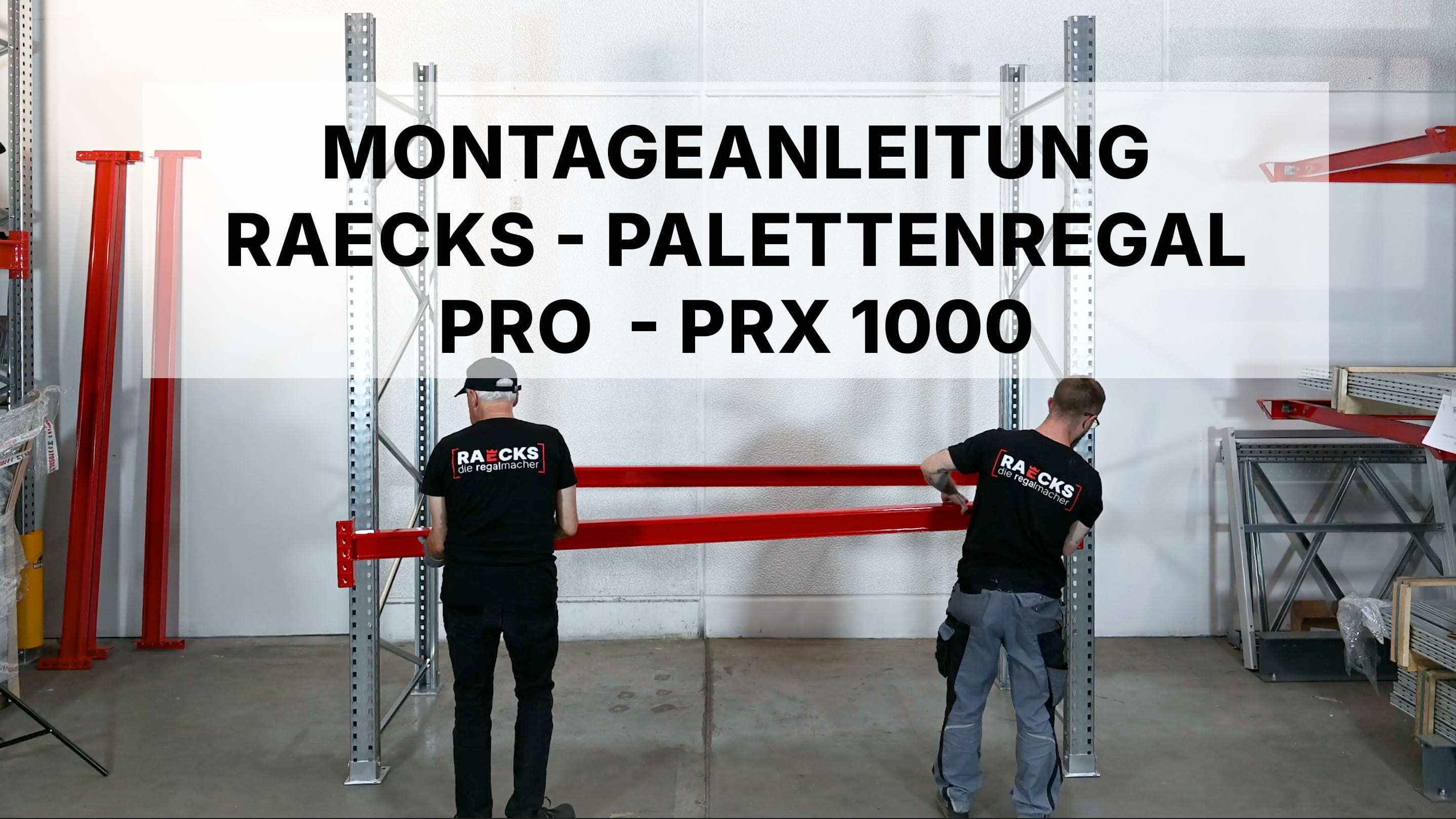 Palettenregale PRX 1000, Europalette, H: 3.100 mm, B: 5.700 mm, Palettengewicht: 500 kg , Palettenplätze: 18