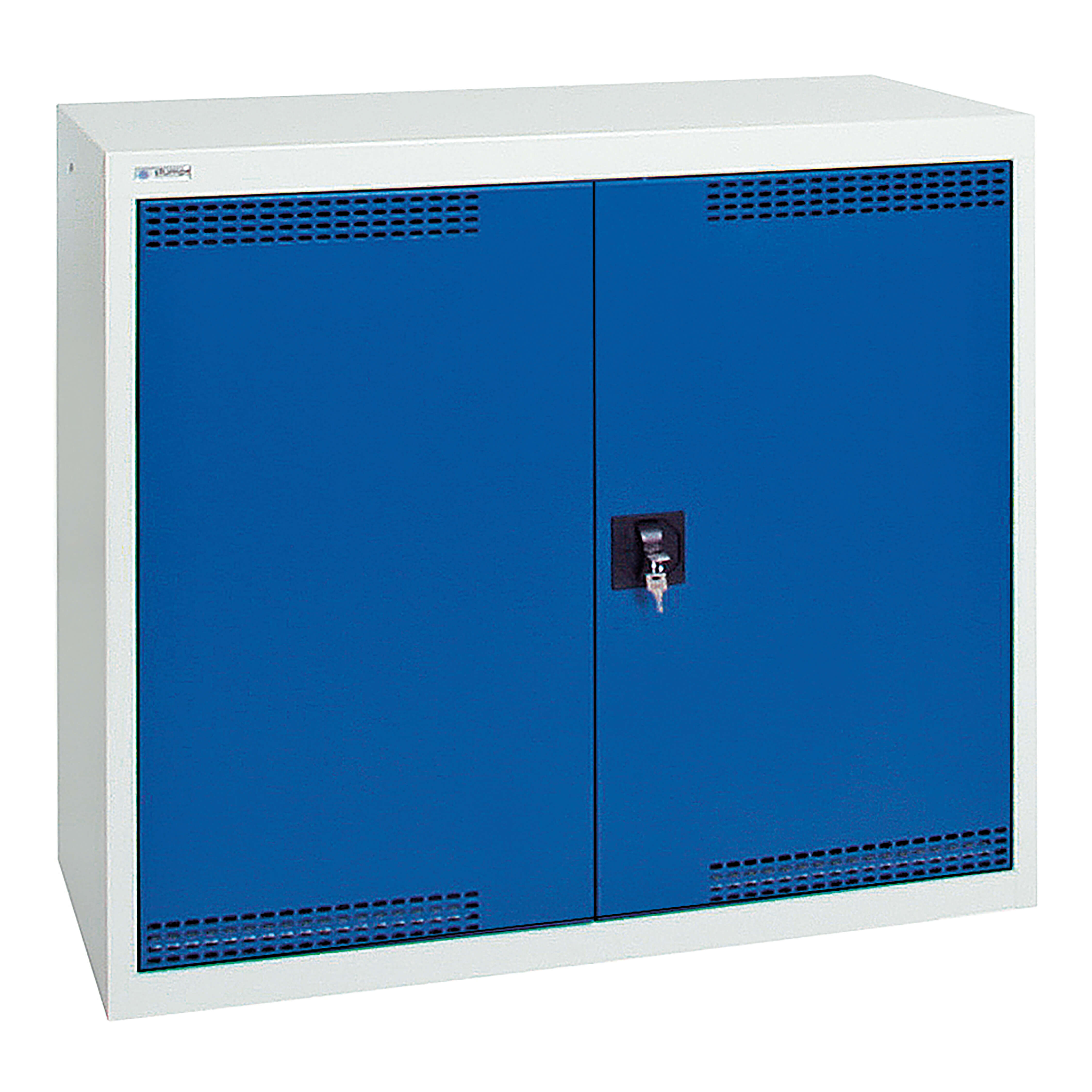 RAECKS Umweltschrank, 900x1000x500 mm, lichtgrau/enzianblau