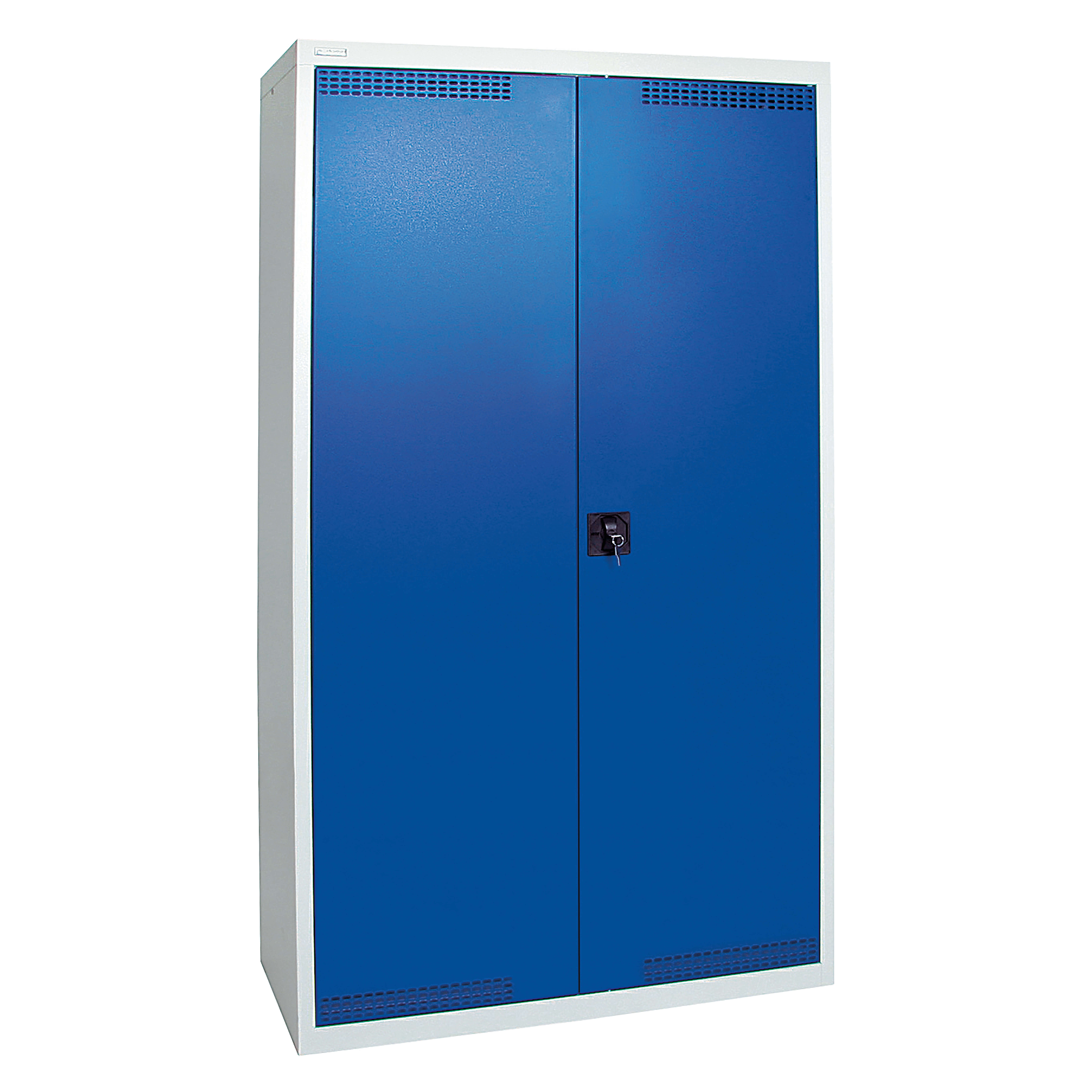 RAECKS Umweltschrank, 1800x1000x500 mm, lichtgrau/enzianblau