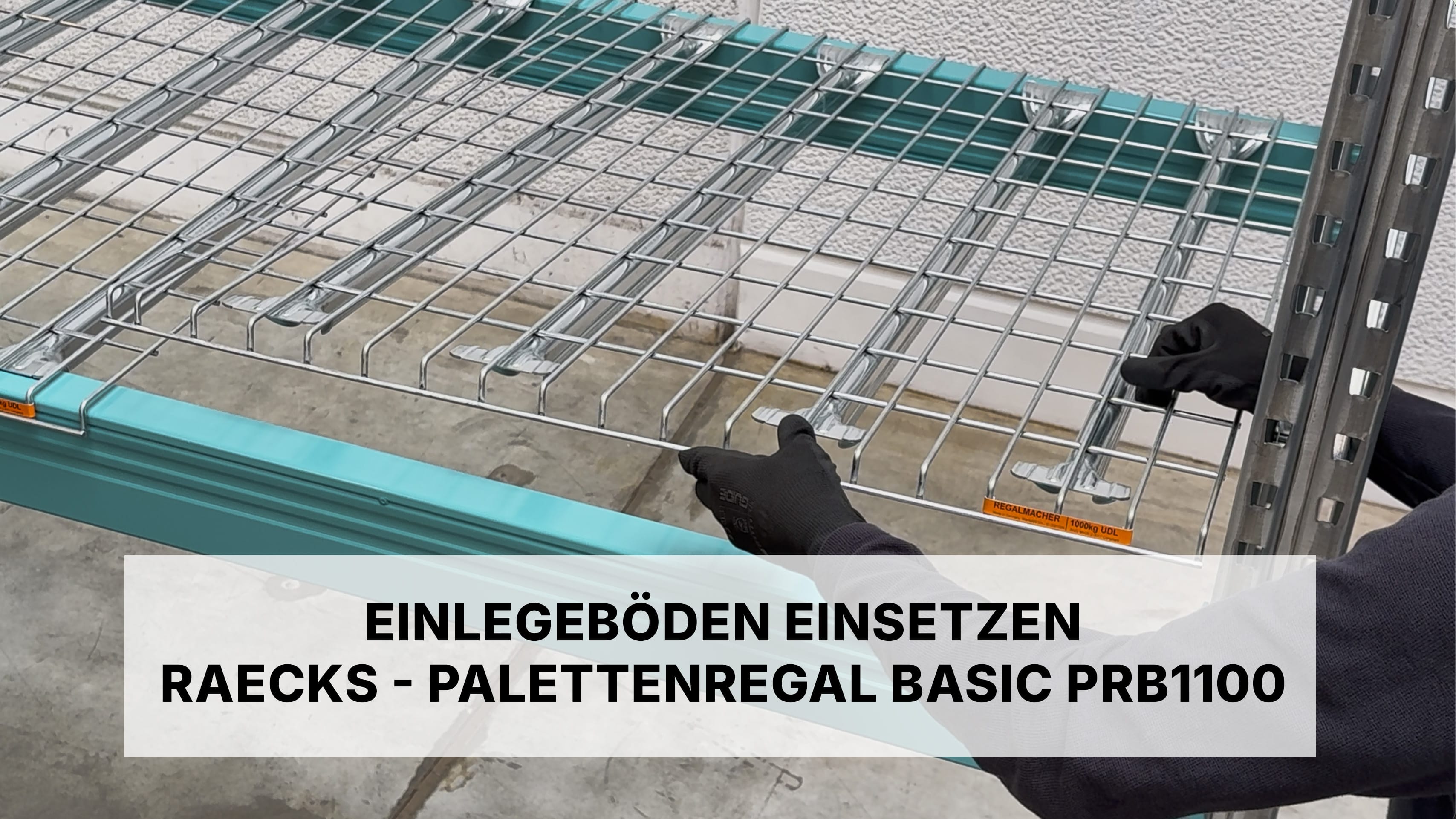 Palettenregal Basic PRB 1100, H: 2.500 mm, B: 3.860 mm, Palettengewicht: 500, Palettenplätze: 12